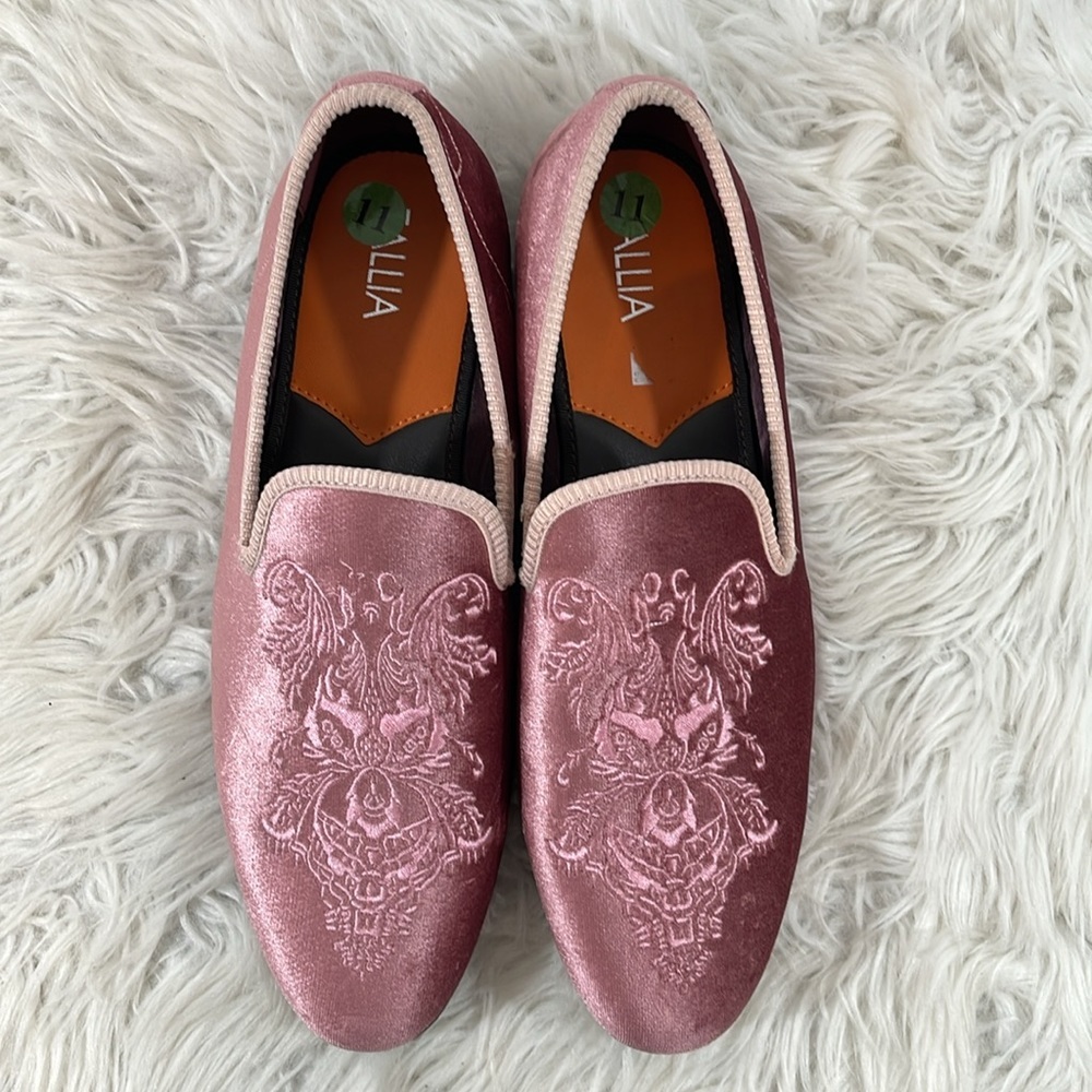 TALLIA ORANGE QUINZIO SUEDE CLOSED TOE SLIP ON  FLAT LOAFER SZ 11 NEW - Picture 3 of 11